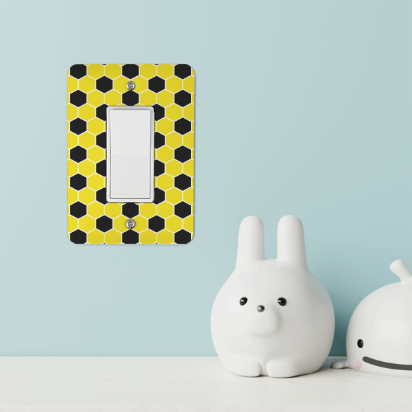 Custom Design - Rocker Light Switch Covers - Single - IN CONTEXT