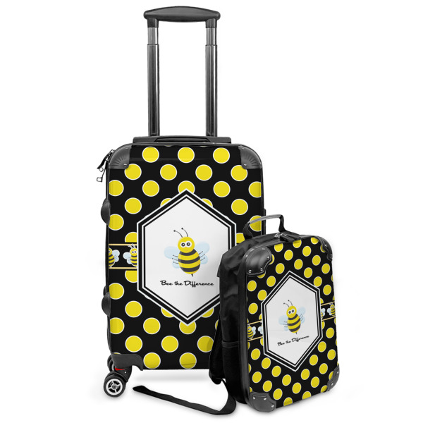 Custom Honeycomb Kids 2-Piece Luggage Set - Suitcase & Backpack (Personalized)