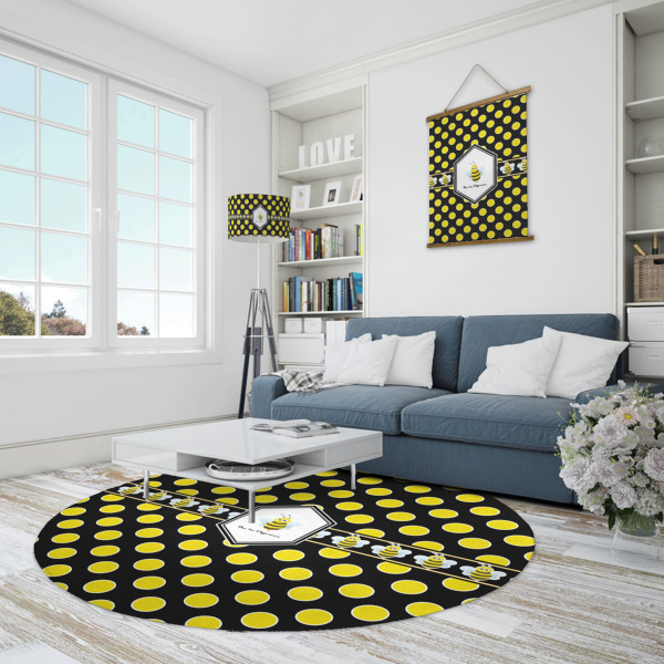 Custom Design - Round Area Rug - IN CONTEXT