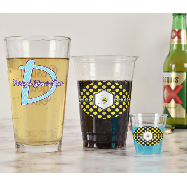 Custom Design - Pint Glass - Two Content - In Context
