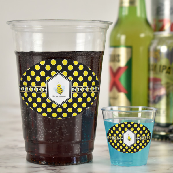 Custom Design - Plastic Shot Glasses - In Context