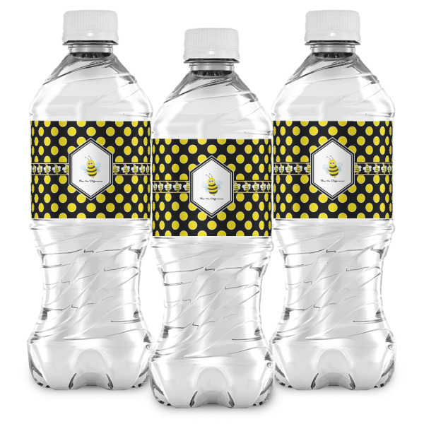 Custom Design - Water Bottle Labels - Front View