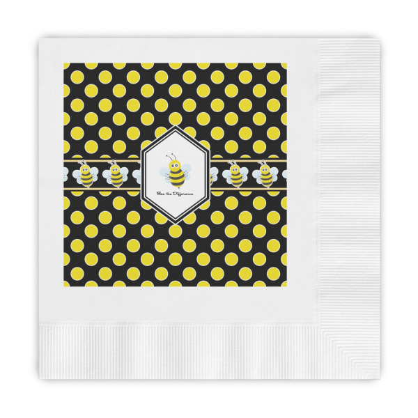 Custom Honeycomb Embossed Decorative Napkins (Personalized)