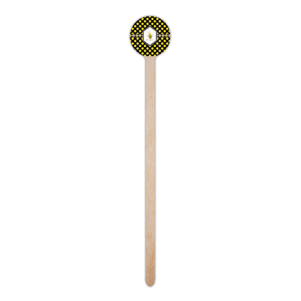 Custom Design - Wooden 6" Stir Stick - Round - Single Stick