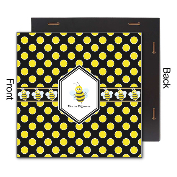 Custom Design - 12x12 Wood Print - Front & Back View