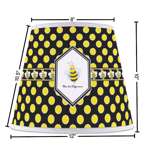 Custom Design - Poly Film Empire Lampshade - Dimensions