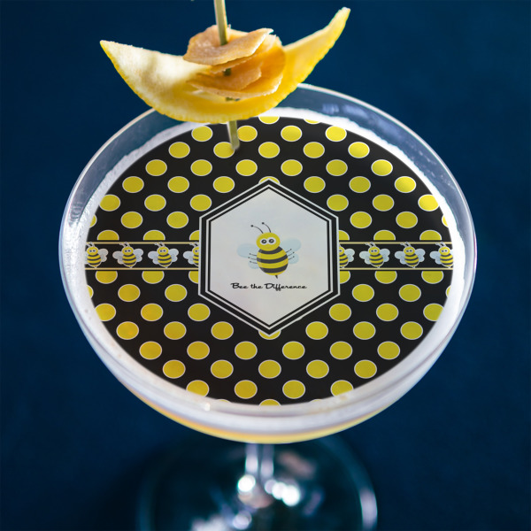 Custom Design - Printed Drink Topper - XLarge - In Context