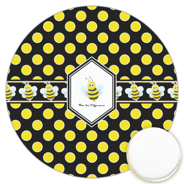 Custom Honeycomb Printed Cookie Topper - 3.25" (Personalized)