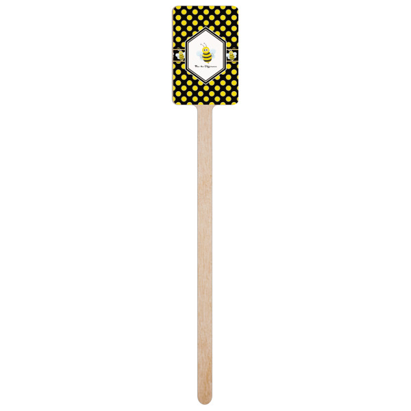Custom Design - Wooden 6.25" Stir Stick - Rectangular - Single Stick
