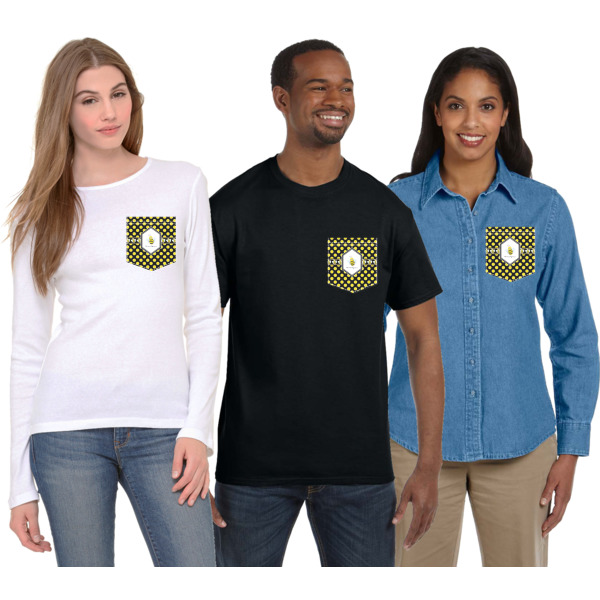 Custom Design - Iron On Faux Pocket (On Garments)