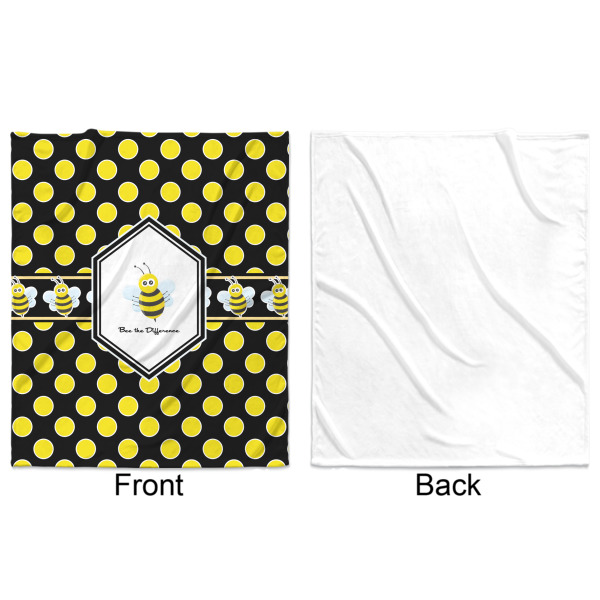 Custom Design - Minky Blanket - 50"x60" - Single Sided - Front & Back