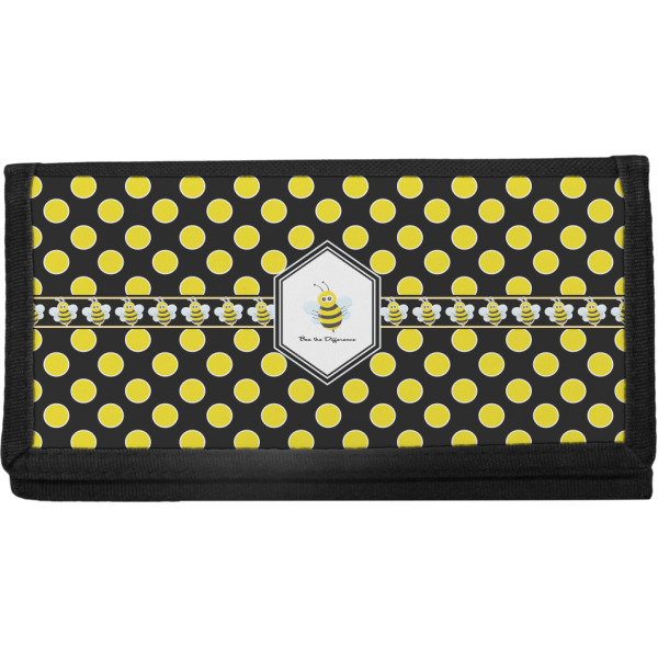 Custom Honeycomb Canvas Checkbook Cover (Personalized)