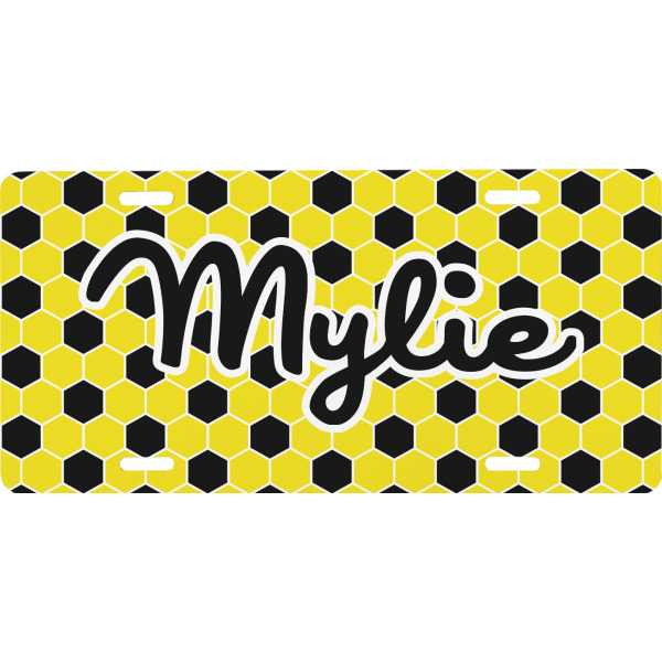 Custom Honeycomb Front License Plate (Personalized)