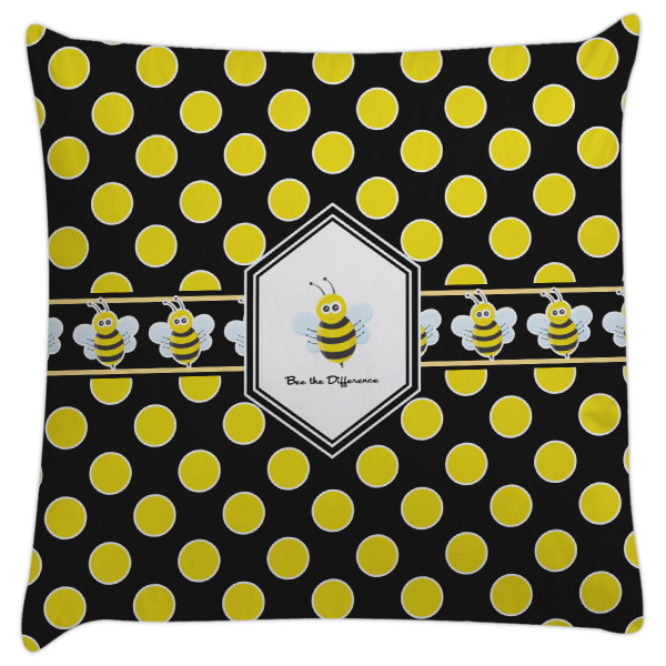 Custom Honeycomb Decorative Pillow Case (Personalized)