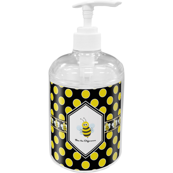 Custom Honeycomb Acrylic Soap & Lotion Bottle (Personalized)