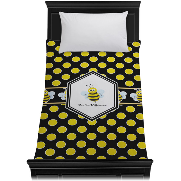 Custom Design - Duvet Cover - Twin XL - On Bed - No Prop