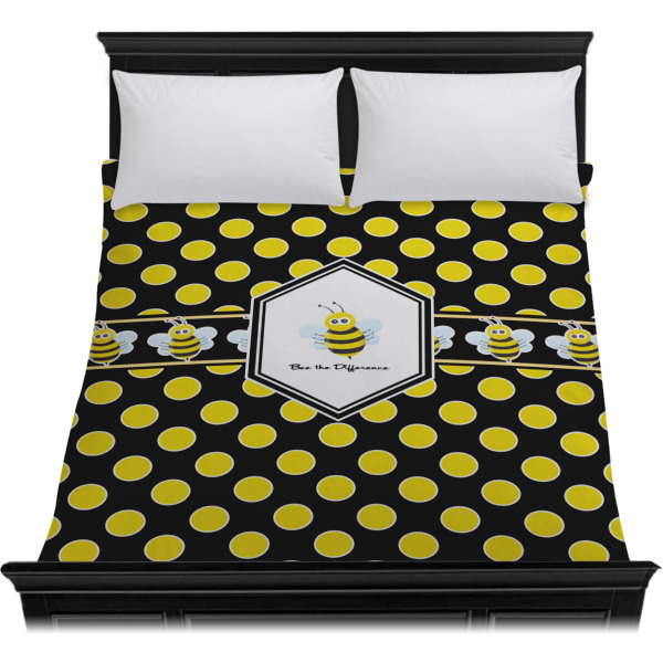 Custom Design - Duvet Cover - Queen - On Bed - No Prop
