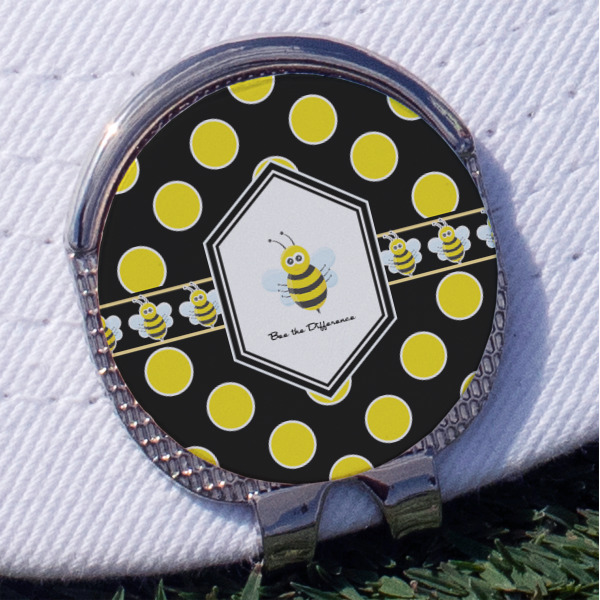Custom Honeycomb Golf Ball Marker - Hat Clip