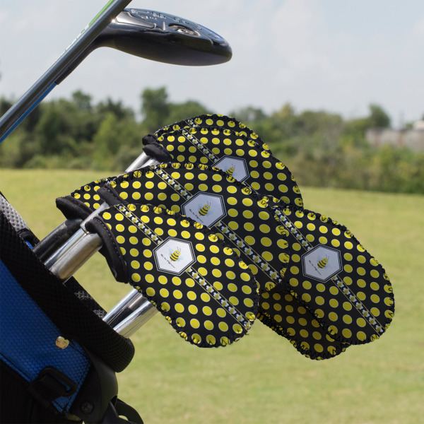 Custom Design - Golf Club Cover - Set of 9 - On Clubs