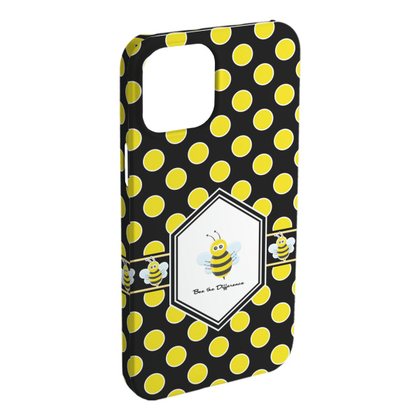 Custom Honeycomb iPhone Case - Plastic (Personalized)