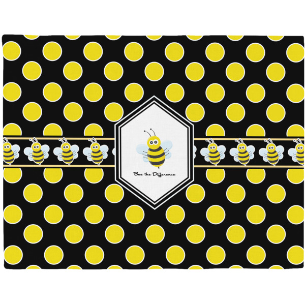 Custom Honeycomb Woven Fabric Placemat - Twill w/ Name or Text