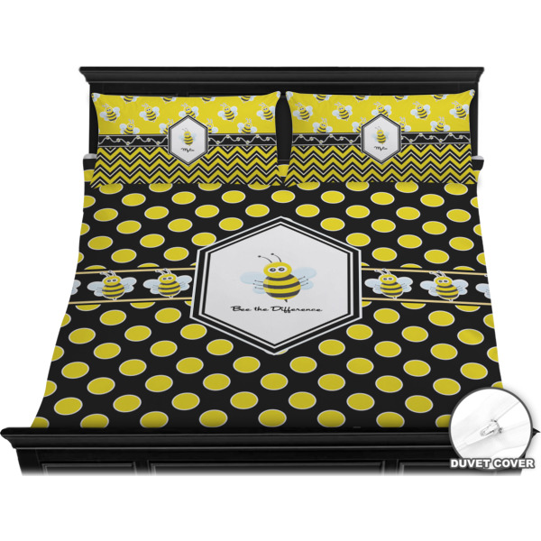 Custom Design - Bedding Set - King - Duvet - On Bed