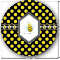 Honeycomb Round Decal - Medium (Personalized)