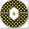 Honeycomb Round Decal - Large (Personalized)