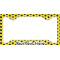 Honeycomb License Plate Frame - Style C (Personalized)