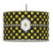 Honeycomb 12" Drum Pendant Lamp - Fabric (Personalized)