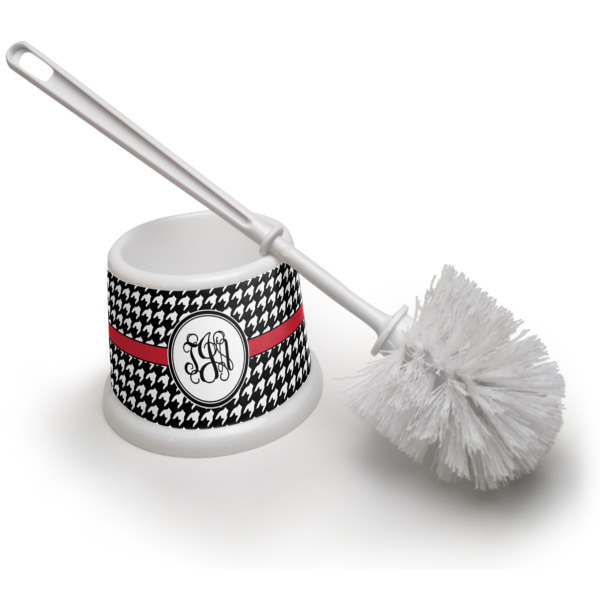 Custom Houndstooth Toilet Brush (Personalized)