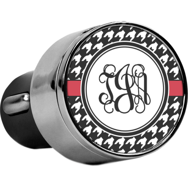 Custom Houndstooth USB Car Charger (Personalized)