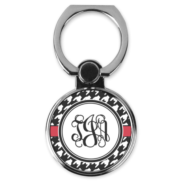 Custom Houndstooth Cell Phone Ring Stand & Holder (Personalized)