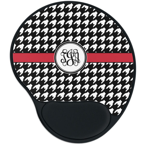 Custom Houndstooth Mouse Pad with Wrist Support
