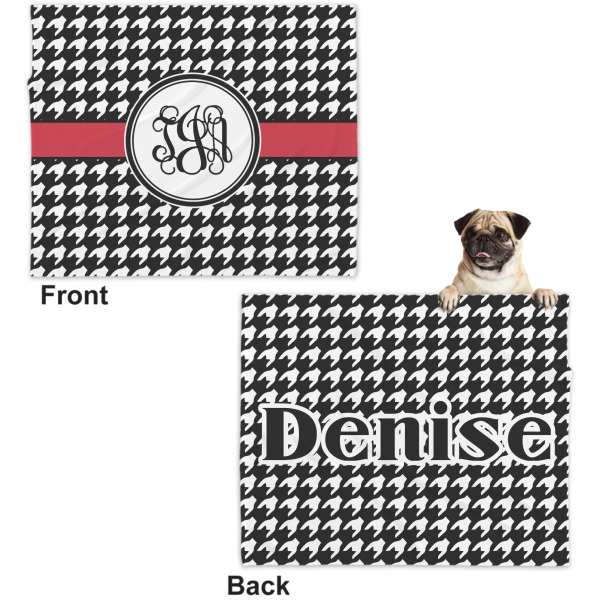 Custom Design - Microfleece Dog Blanket - Large- Front & Back
