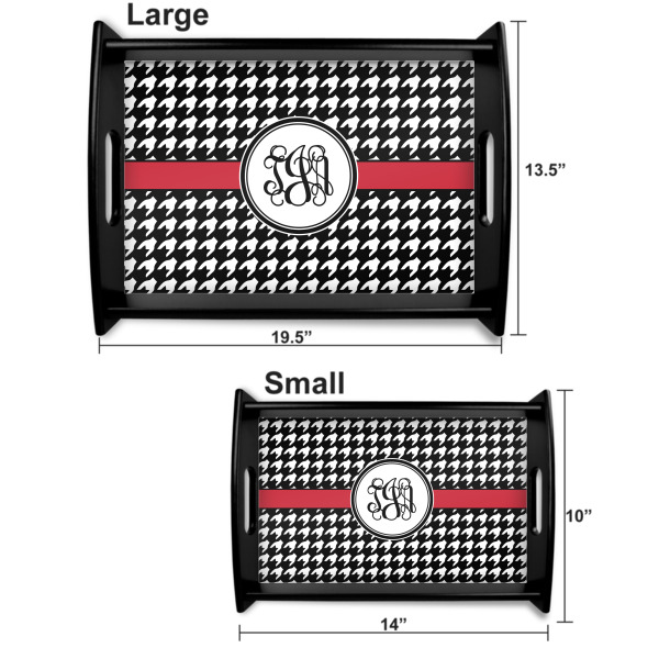 Custom Design - Serving Tray Black Sizes