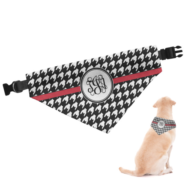 Custom Houndstooth Dog Bandana (Personalized)