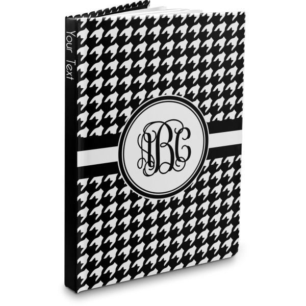 Custom Houndstooth Hardbound Journal (Personalized)