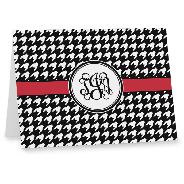 Custom Houndstooth Note cards (Personalized)