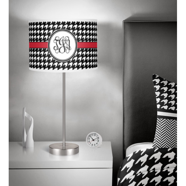 Custom Design - 13" Drum Lampshade - In Room