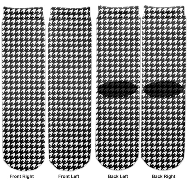 Custom Design - Adult Crew Socks - Double Pair - Front and Back - Apvl