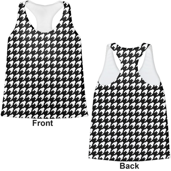 Custom Design - Womens Racerback Tank Tops - Medium - Front and Back