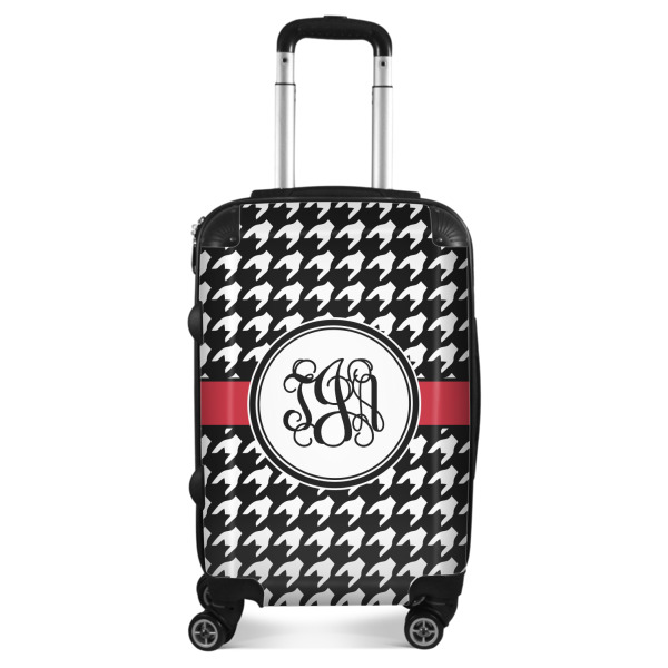 Custom Houndstooth Suitcase (Personalized)