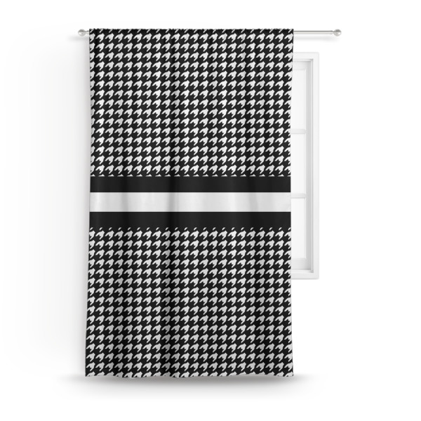 Custom Houndstooth Curtain