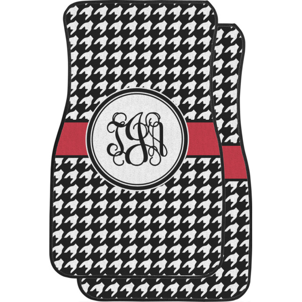Custom Houndstooth Car Floor Mats (Personalized)