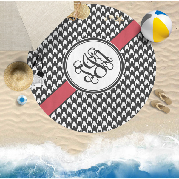 Custom Design - Round Beach Towel Lifestyle