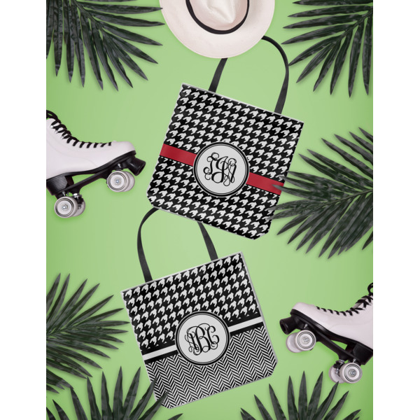 Custom Design - Canvas Tote Lifestyle Front and Back- 13x13