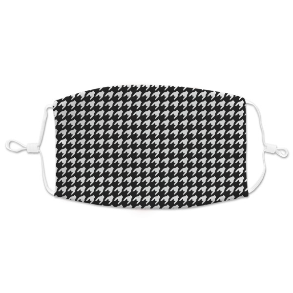 Custom Houndstooth Adult Cloth Face Mask - XLarge
