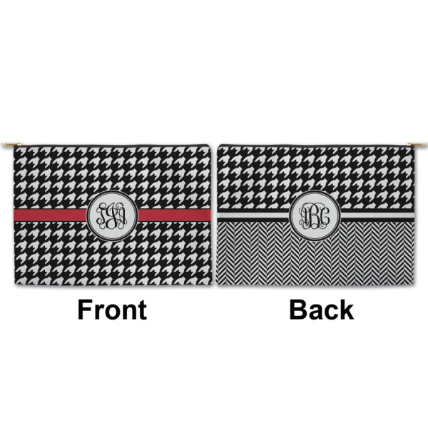 Custom Design - Large Zipper Pouch Approval (Front and Back)