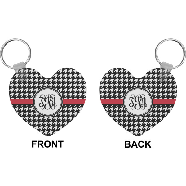 Custom Design - Heart Keychain (Front + Back)